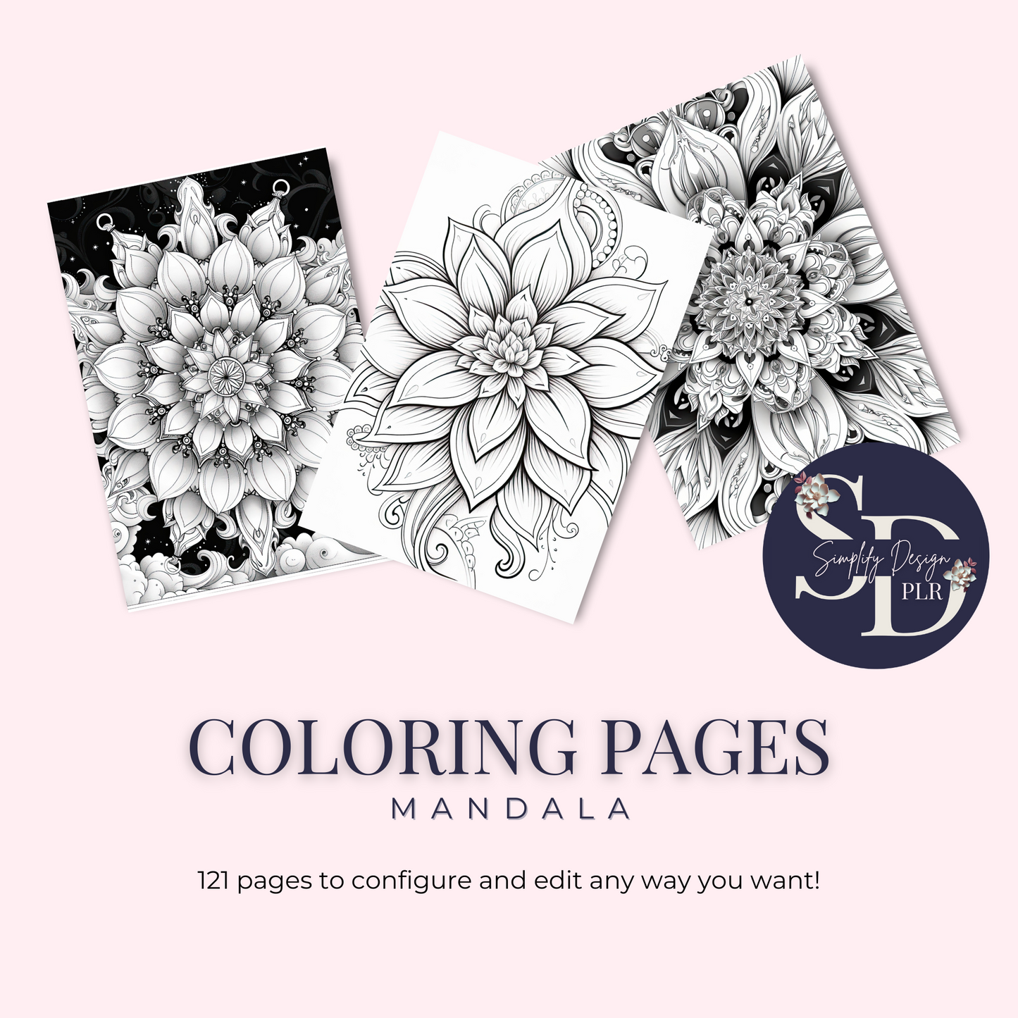 Coloring Pages: Mandala Coloring Pages | 121 PNGs