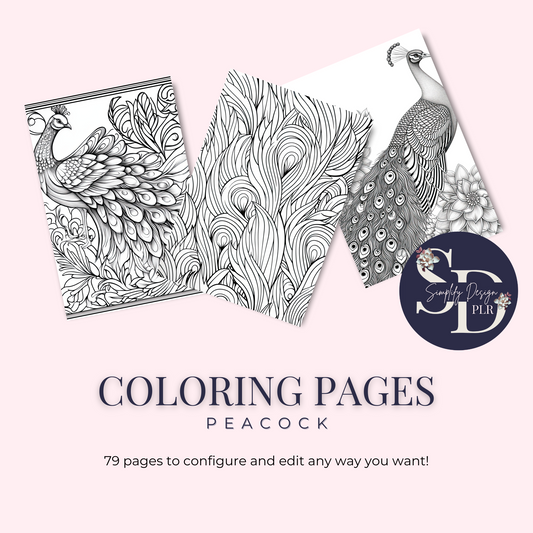 Coloring Pages: Peacock Coloring Pages | 79 PNGs