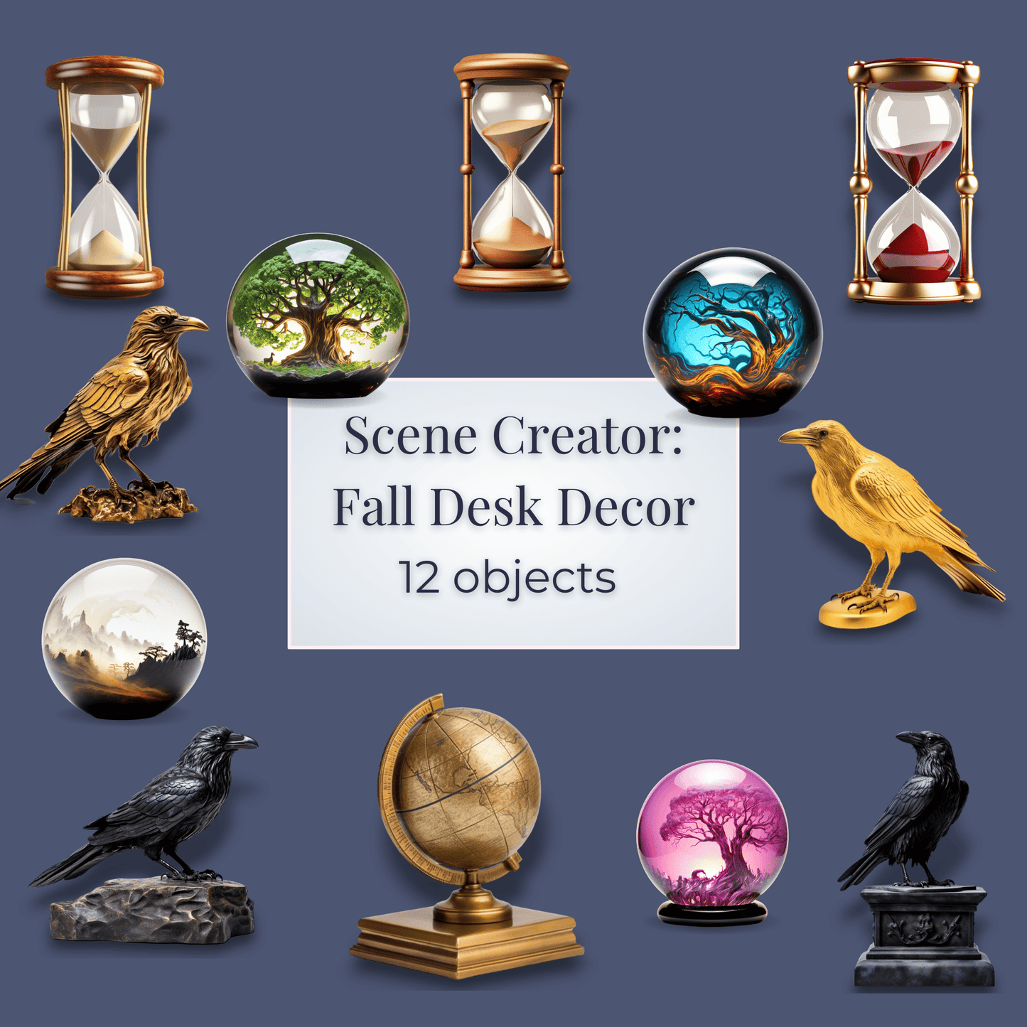 Seller Resources: Fall Desk Decor | 12 Objects